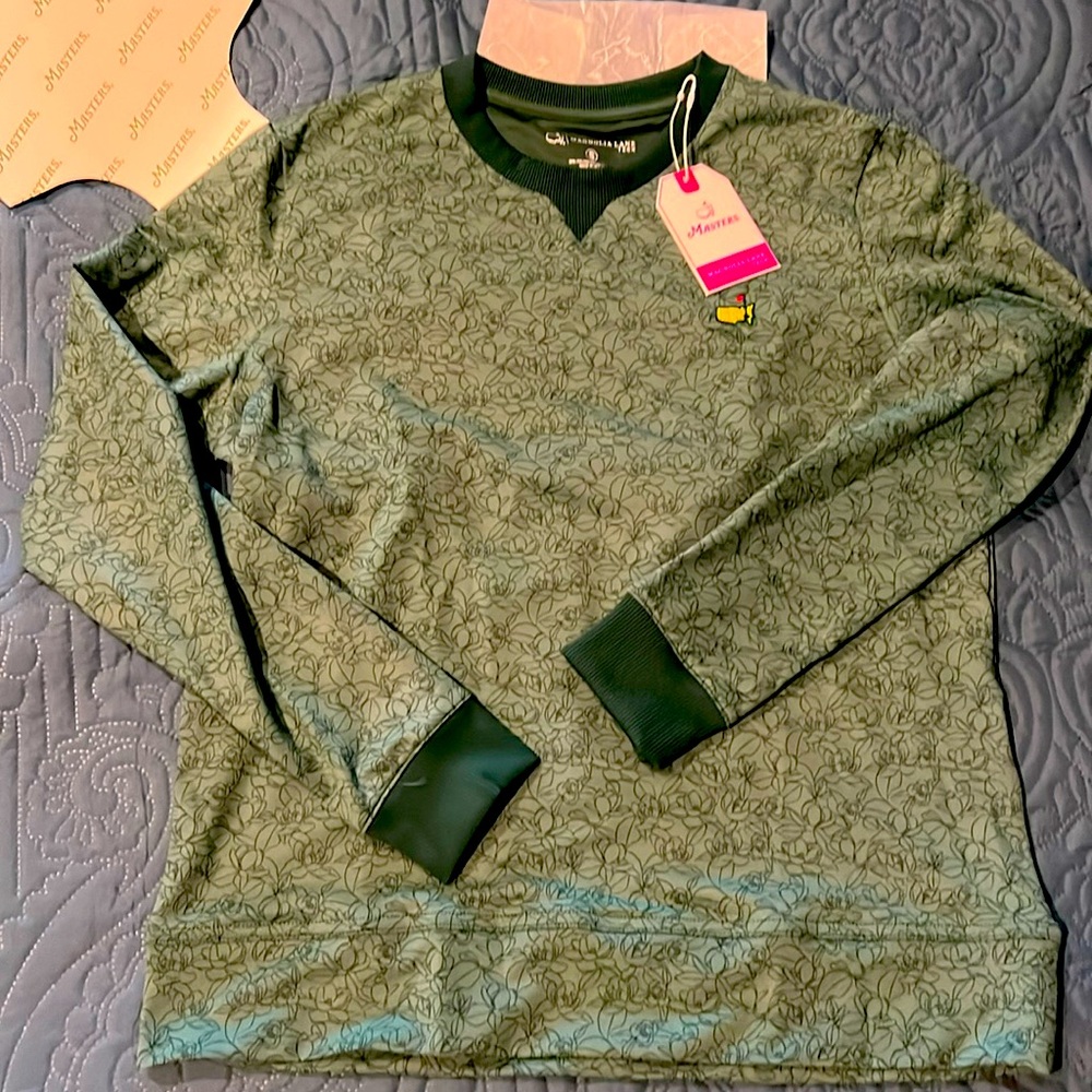 Women’s NWT Masters Magnolia Lane Collection SZ Small Long Sleeve Tech Top